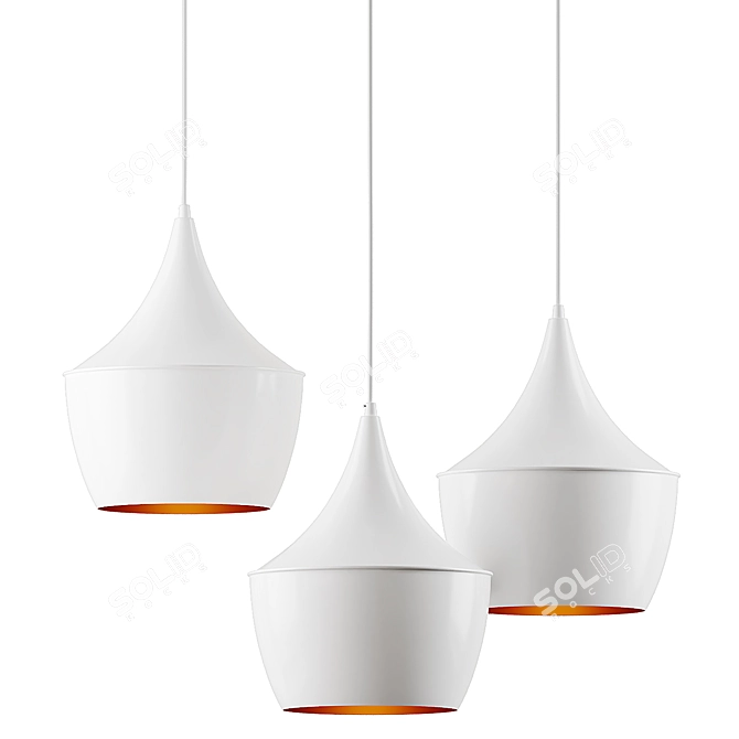 Elegant Pendant Lights by Sinclair, Shaya & Gillard 3D model image 5