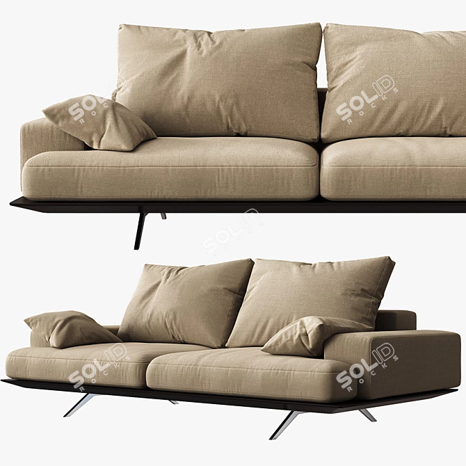 DESIRE Platz Sofa 3D model image 1