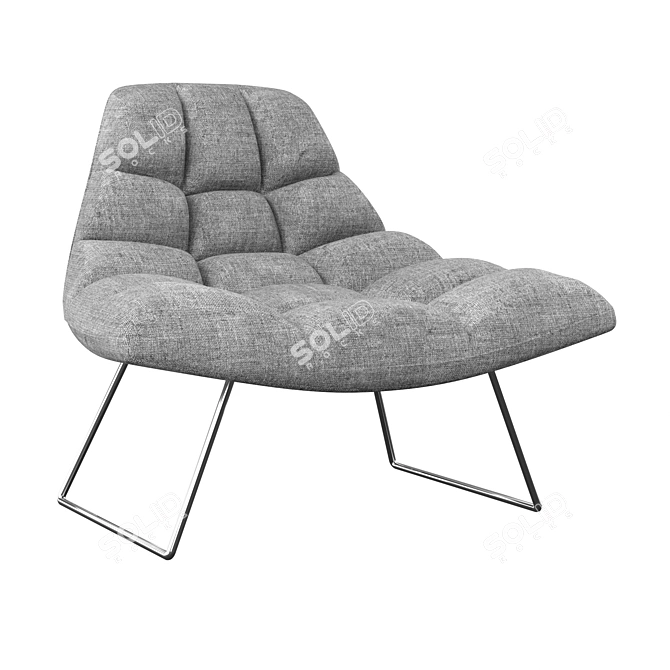 Comfort Haven Lounge Chair 3D model image 2