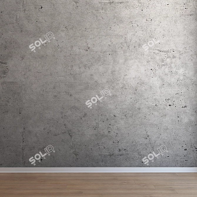 Seamless Concrete Texture 3D model image 3