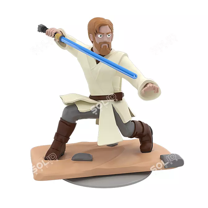 Master of the Clone Wars: Obi-Wan Figure 3D model image 1