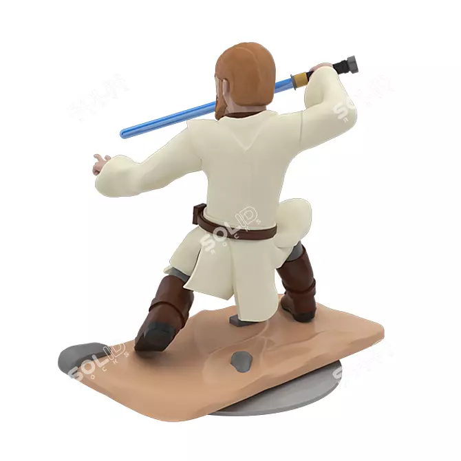 Master of the Clone Wars: Obi-Wan Figure 3D model image 3