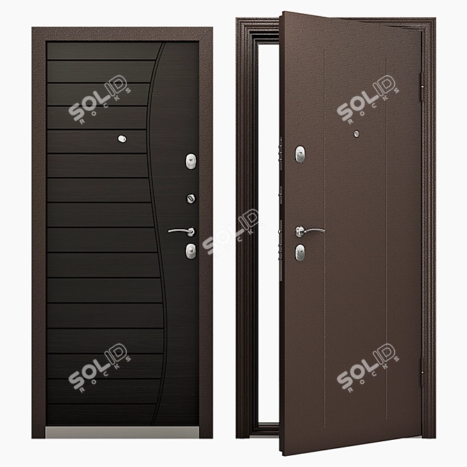 / Torex Series DELTA-M 12 RGSO Entrance Door, D8 / 3D model image 1