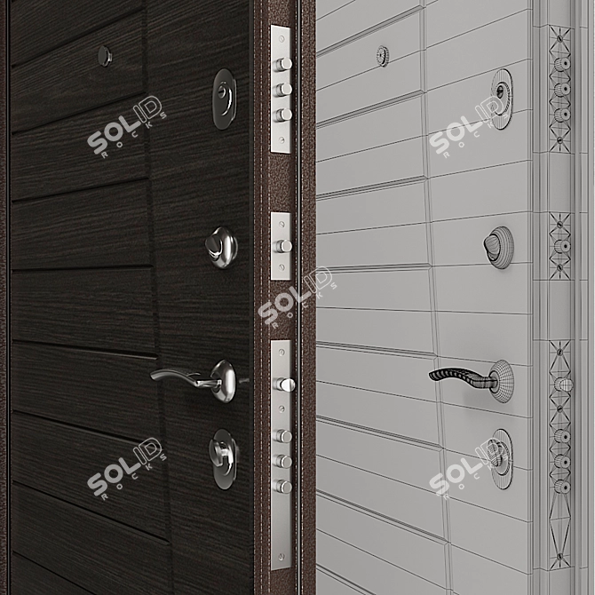 / Torex Series DELTA-M 12 RGSO Entrance Door, D8 / 3D model image 2