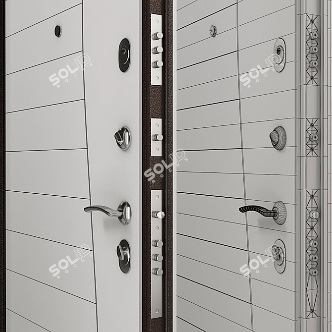 Torex Delta-M 10 D8 Entrance Door 3D model image 2