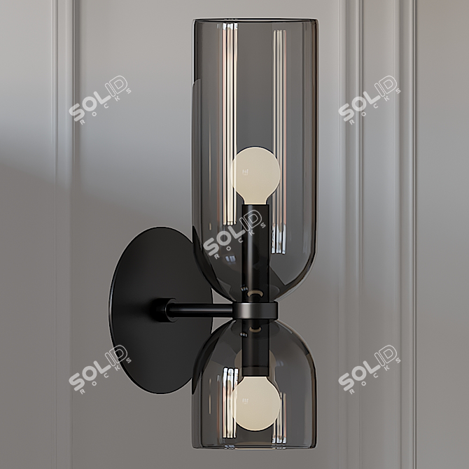 Elegant Edie Sconce Light 3D model image 2