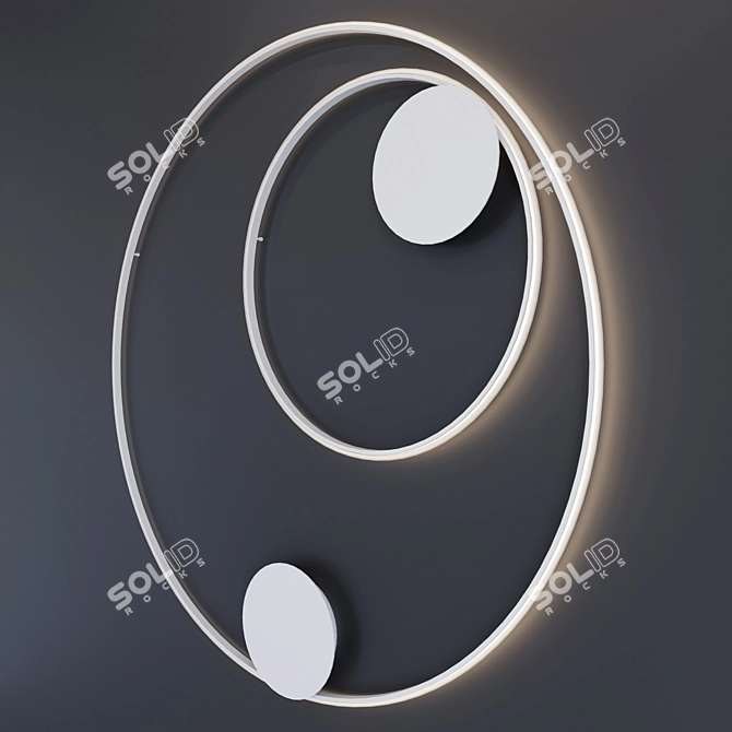 Elegant Fabbian Olymp Wall and Ceiling Lamp 3D model image 2