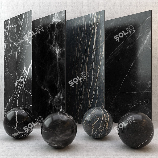 Elegant Marble Tabletop: Marble_02 3D model image 1