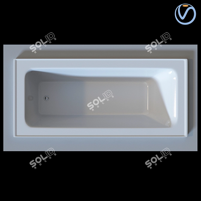 Caroma Coolibah Vivas 1675mm Inset: Premium Design for Stunning Bathrooms 3D model image 3