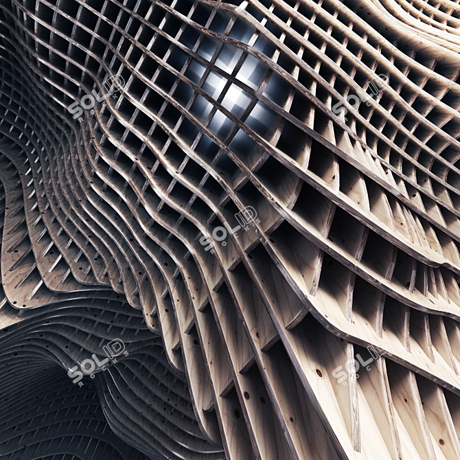 Parametric Hall - 3D Max Compatible 3D model image 2