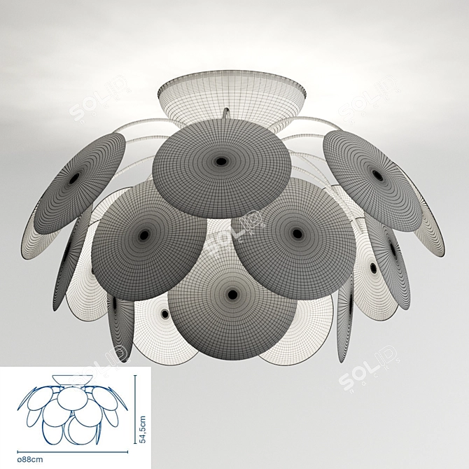 Discoco C88: Stunning Illumination for Stylish Spaces 3D model image 2