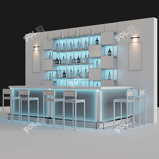 Urban Loft Bar 3D model image 3