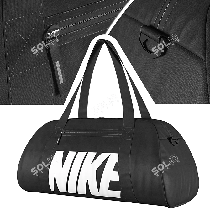 Nike Gym Club Training Duffel: Sleek and Functional 3D model image 2