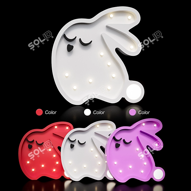 Mystic Illuminator: Enchanting Children's Night Light 3D model image 1