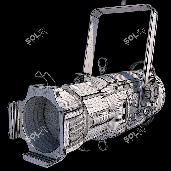 Varytec LED Profile 150W: Superior Lighting Performance 3D model image 3