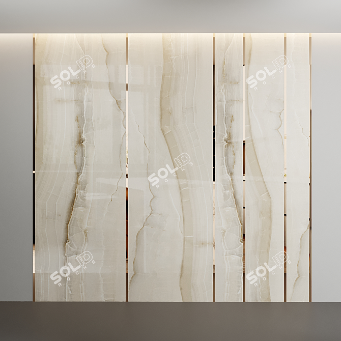 Ambar Onyx Wall Panel 3D model image 1