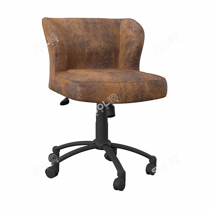 ErgoFit Office Chair 3D model image 2