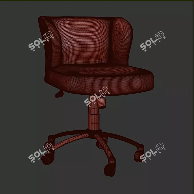 ErgoFit Office Chair 3D model image 3