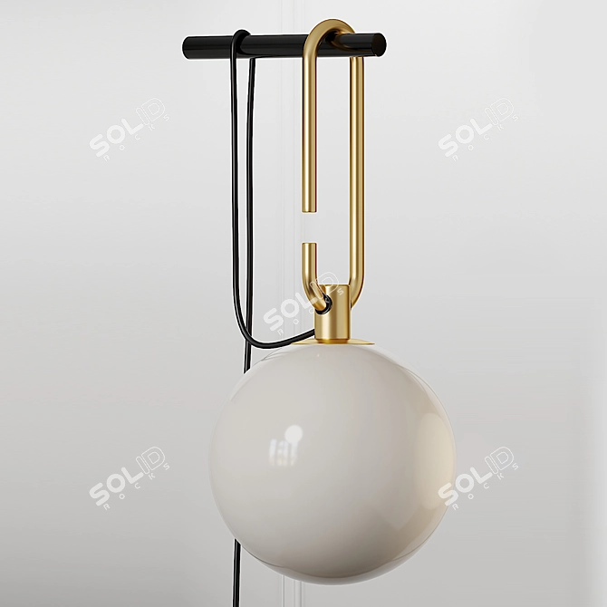 Modern NH Wall Lamp 3D model image 3