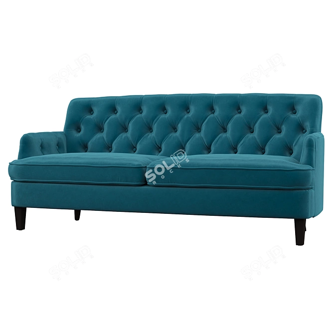 Elegant Janvey Sofa 3D model image 1