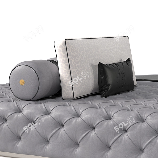 Luxurious Cavalli Darlington2 Sofa: Ultimate Comfort and Elegance 3D model image 2