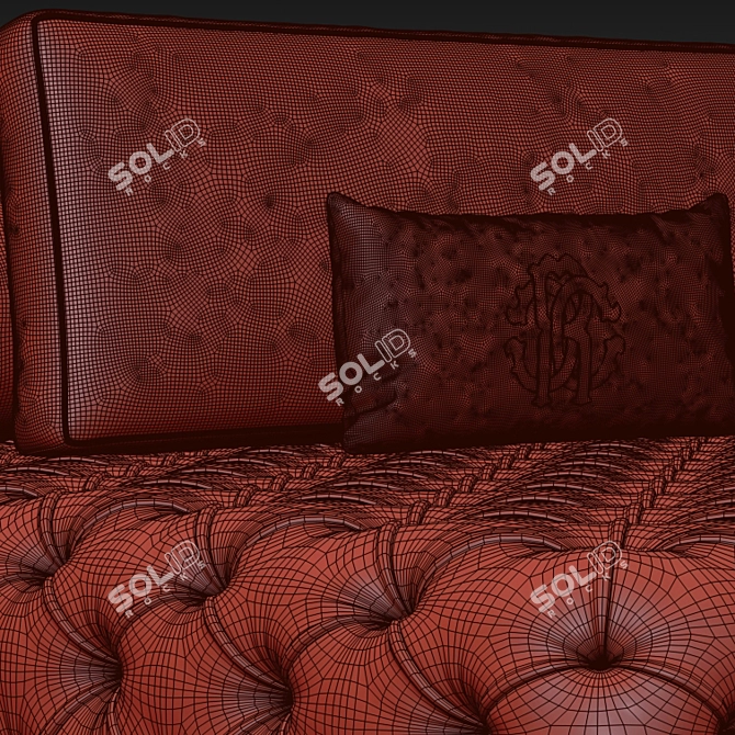 Luxurious Cavalli Darlington2 Sofa: Ultimate Comfort and Elegance 3D model image 3
