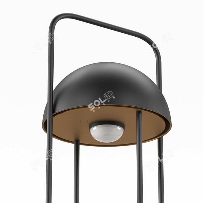 Portable Jellyfish Lamp 3D model image 2