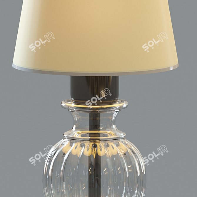 Artistic Glass Table Lamp 3D model image 2