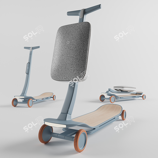 Nio AI-Driven Electric Scooter 3D model image 1