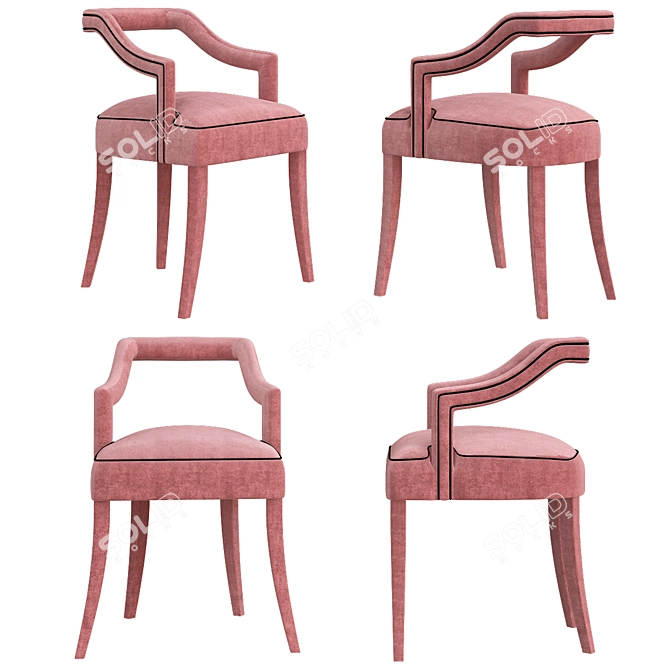 Nanook Dining Chair by Brabbu 3D model image 1