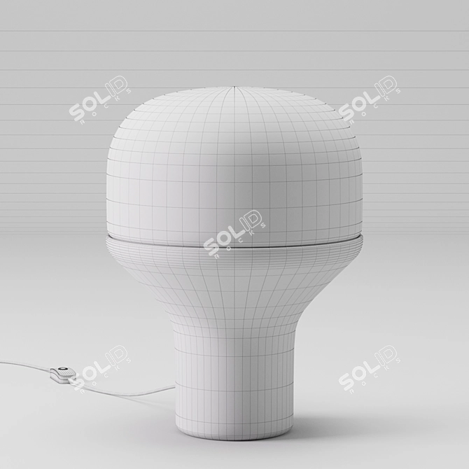 Elegant Delux Lamp: Illuminate with Martinelli Luce 3D model image 3