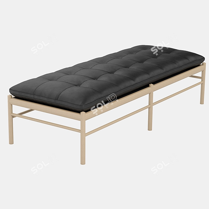 Premium Danish Design Sofa 3D model image 1