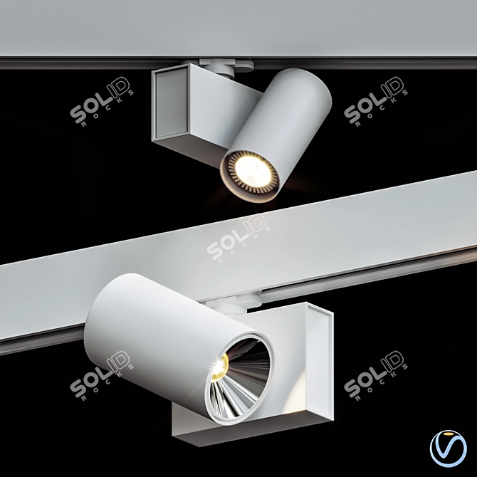 Martinelli Luce SISTEMA V14: Versatile Track Lighting 3D model image 1