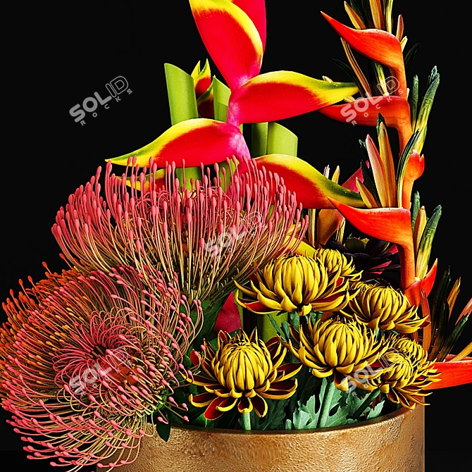 Luxury Plant 19: High-Quality 3D Model 3D model image 2