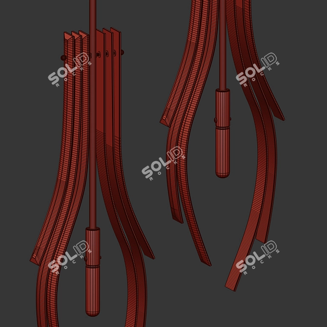 Elegant Sans Souci Luxury Forks 3D model image 2