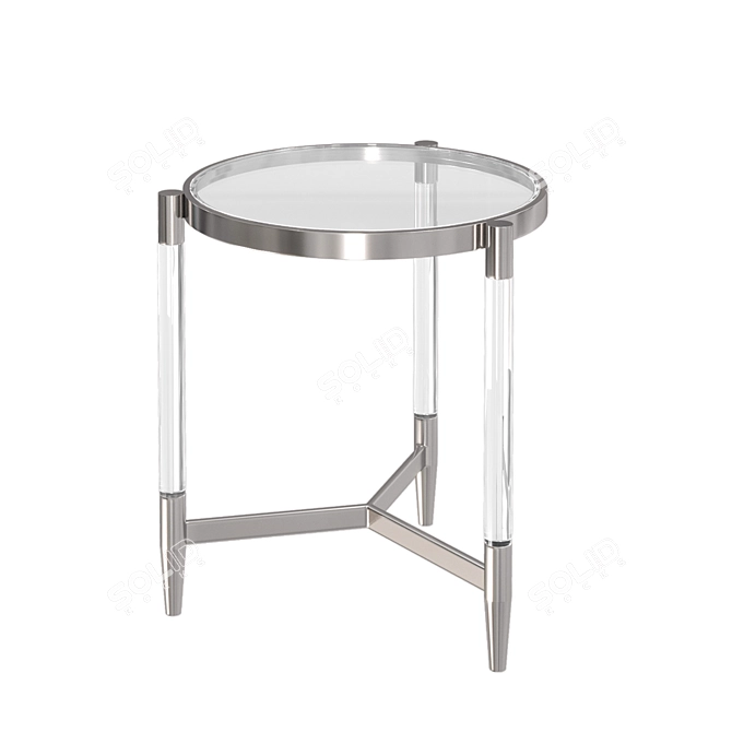 Elegant Sterling Glass Coffee Table 3D model image 1