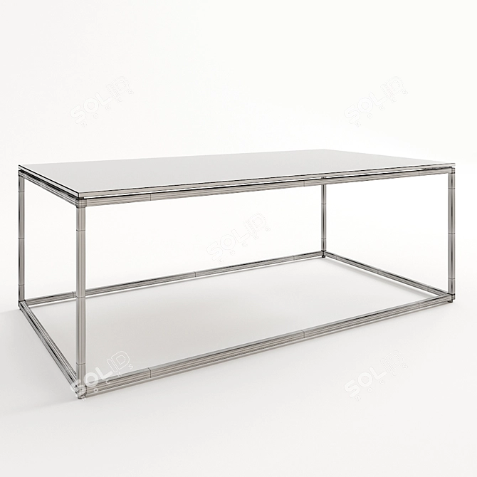 Sleek West Elm Coffee Table 3D model image 2