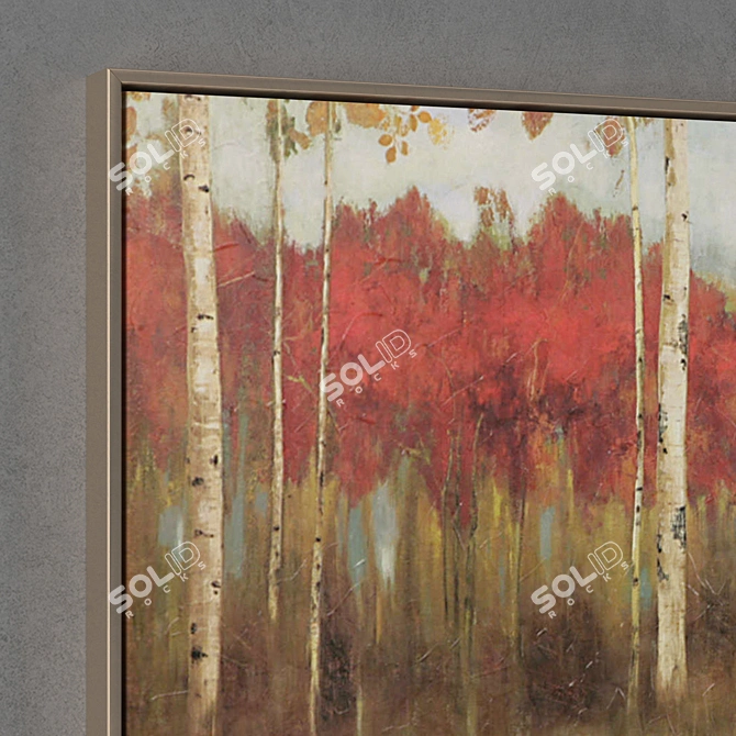 Metal Frame Painting Collection 3D model image 3