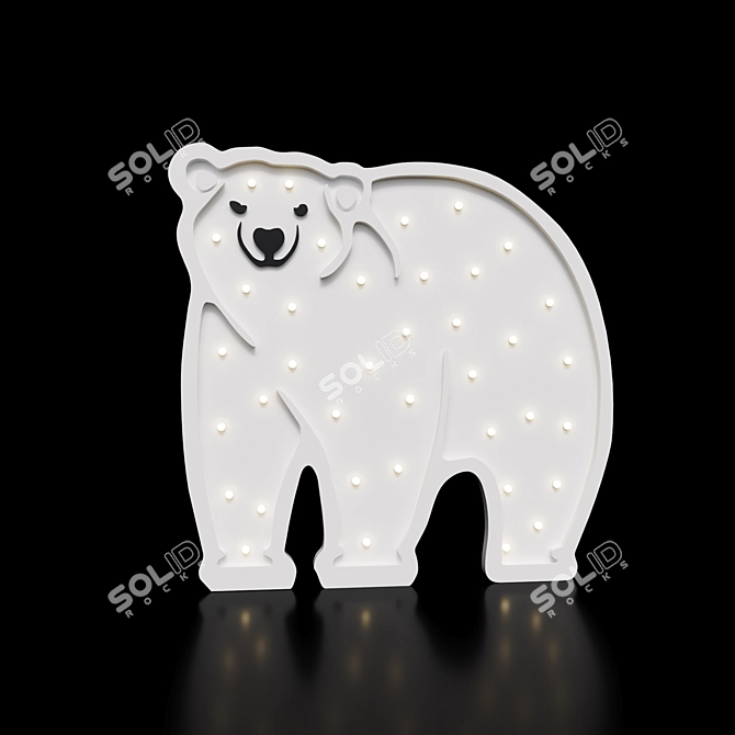 Bear Night Buddy 3D model image 2