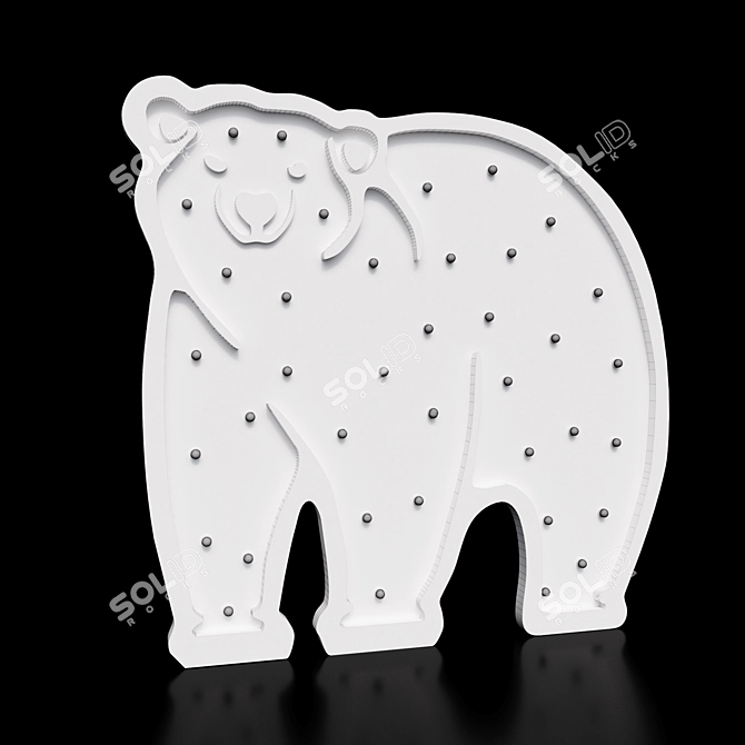 Bear Night Buddy 3D model image 3
