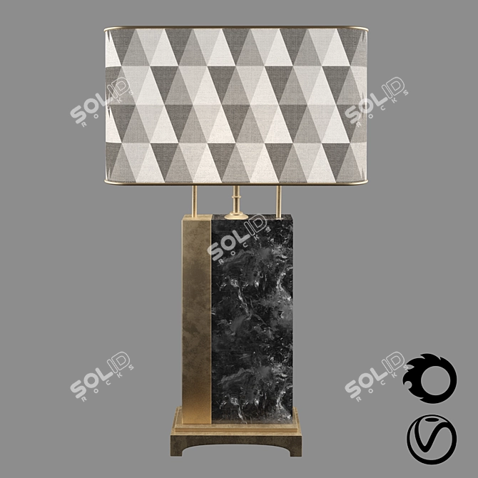 Modern Design Table Lamp 3D model image 1