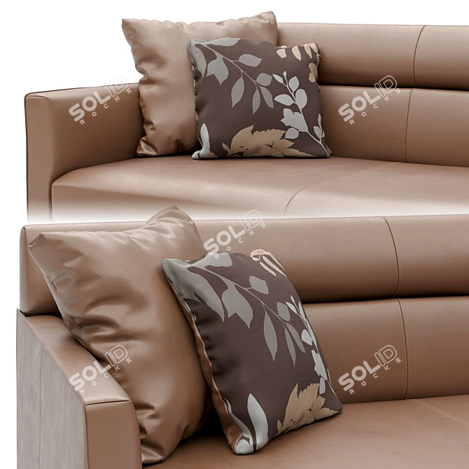 Camerich AMOR: Sleek and Stylish Two-Seat Sofa 3D model image 2