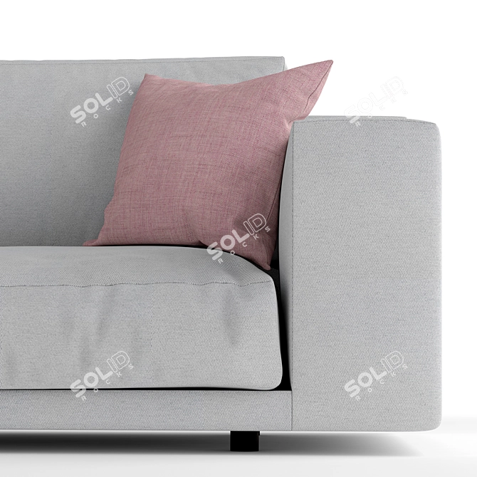 Elegant Novamobili Mac Corner Sofa 3D model image 2