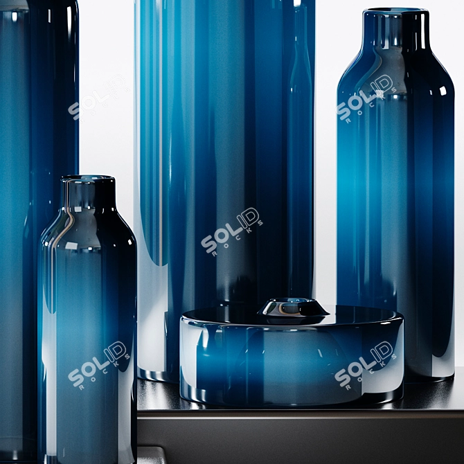 Versatile Decorative Vase Set (3ds Max 2012-2018) 3D model image 2