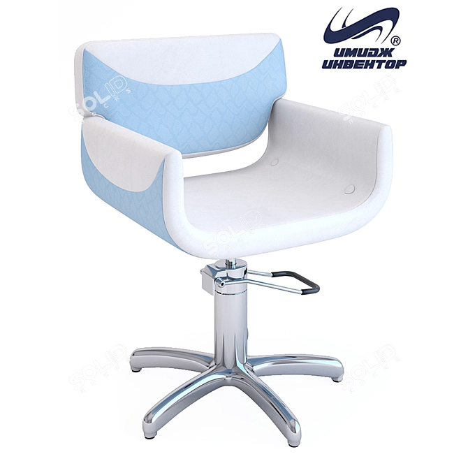 Title: OM Image Hairdressing Chair - Hydraulic 3D model image 1
