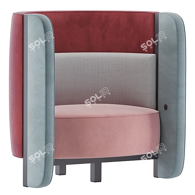 Modern Adrenalina BIGALA Armchair 3D model image 1