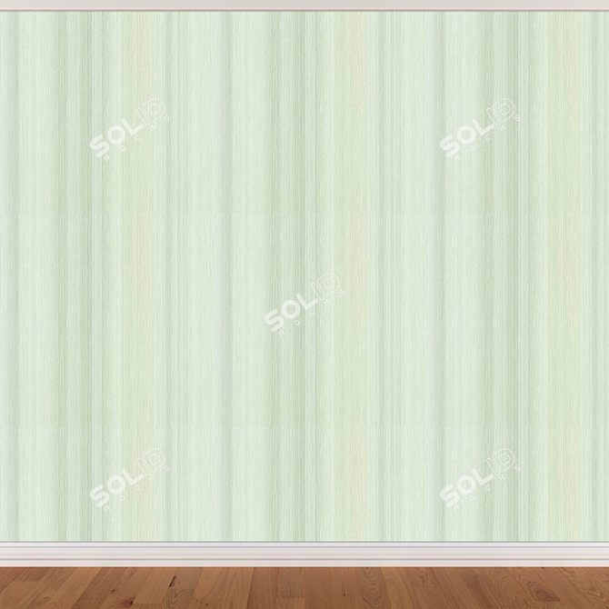 Seamless Wallpaper Set: 3 Colors 3D model image 3