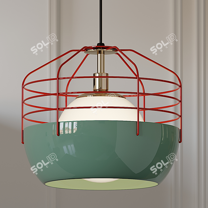 Sleek City Pendant Light: Jonah Takagi 3D model image 2