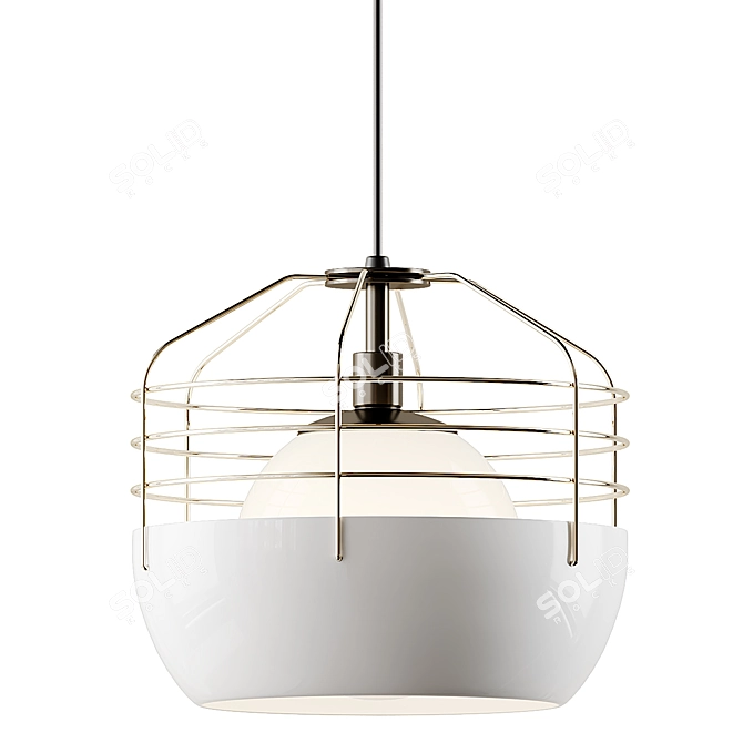 Sleek City Pendant Light: Jonah Takagi 3D model image 7