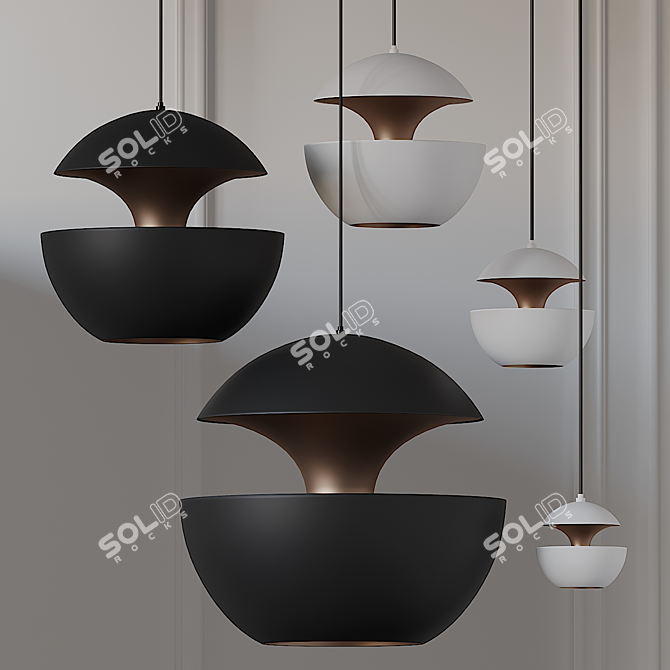 Sunshine Pendant Light by Balas 3D model image 1